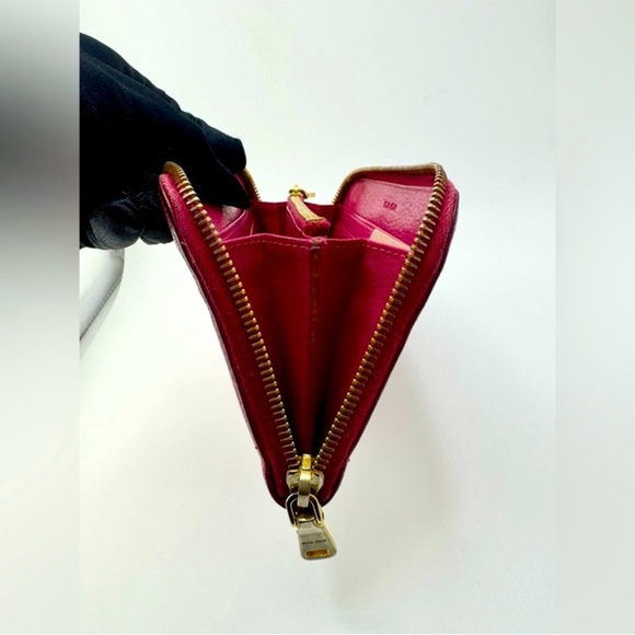 MIU MIU Fuchsia Wallet, GUC - Picture 7 of 12